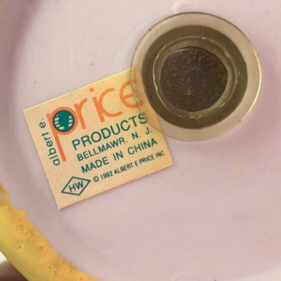 Albert E Price Inc 90s Ceramic Whimsical Hamburger Salt & Pepper Shaker Set - Picture 9 of 11